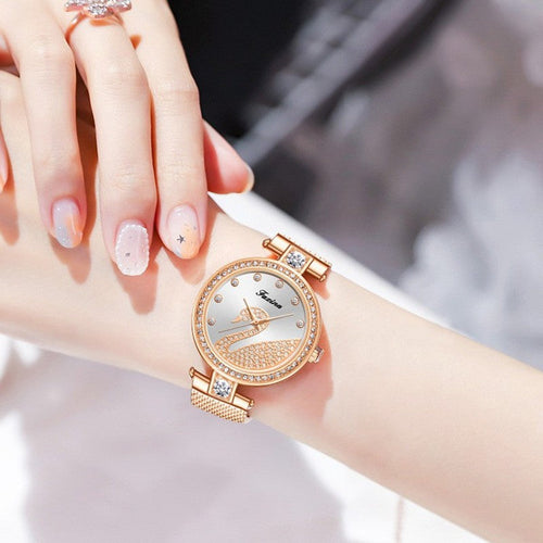 Women's Elegant Watch Gift Set | 5-Piece Jewellery & Watch Box Set