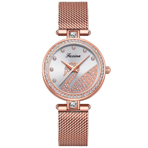 Women's Elegant Watch Gift Set | 5-Piece Jewellery & Watch Box Set