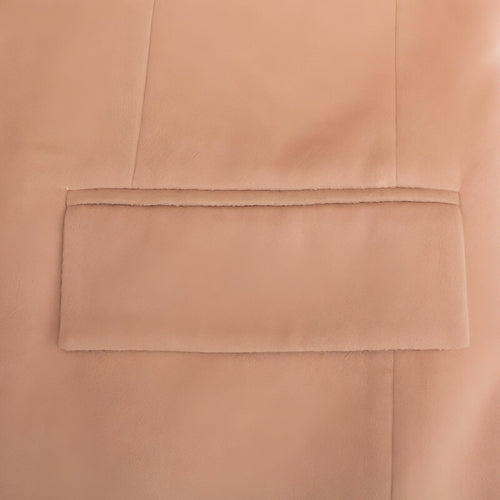 Double Breasted Long Sleeve Long Cashmere Trench Coat Large Size