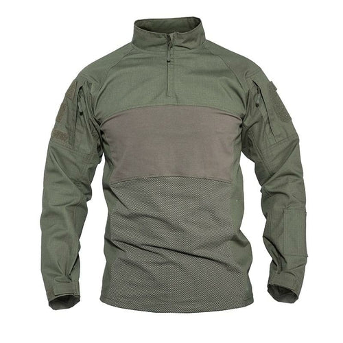 Navy Combat T-Shirts Summer Long Sleeve Cotton Air soft Army T-Shirt